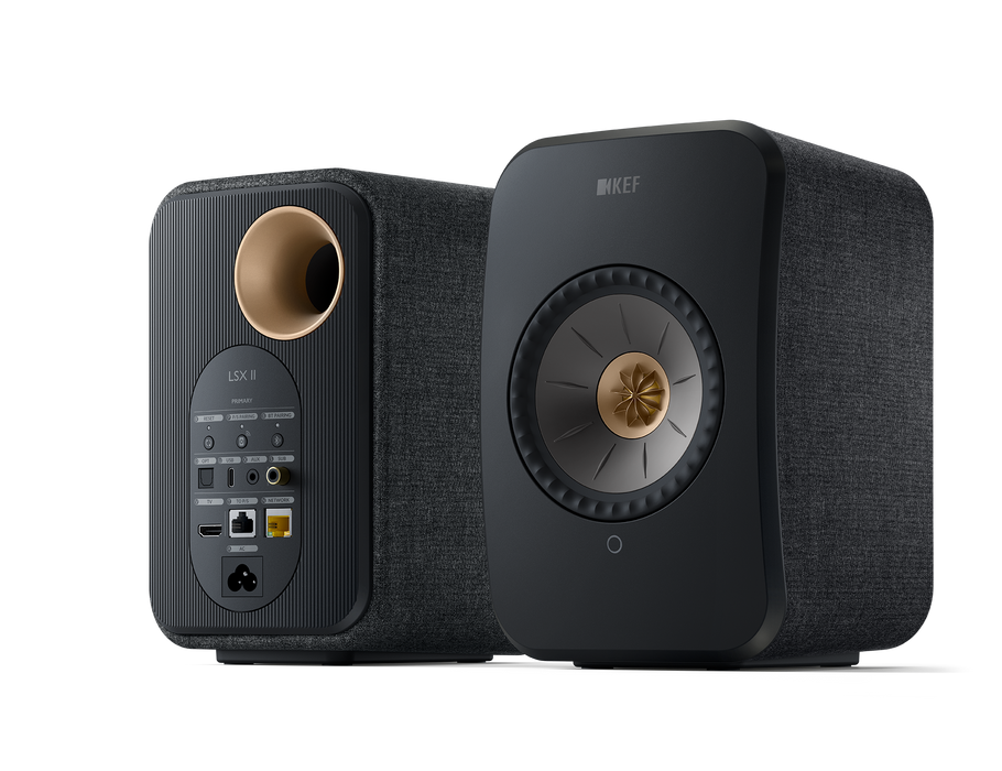 KEF LSX II Wireless Mini Monitor Speakers. 4 inch Uni-Q Driver with MAT. Wireles