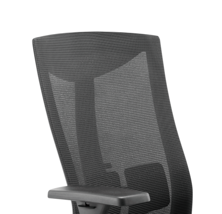 BRATECK Office Chair with Ergonomic & Breathable Mesh Back. Pneumatic Seat-Heigh