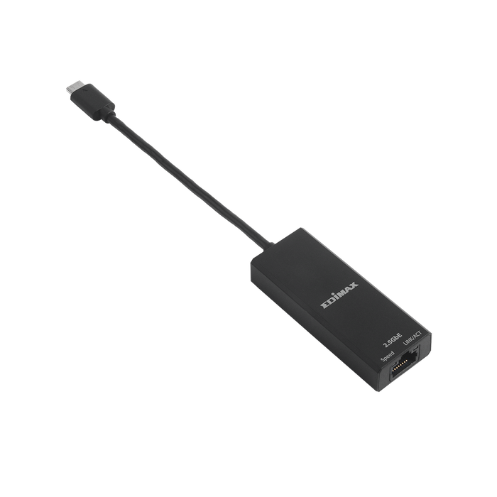 EDIMAX USB-C to 2.5 Gigabit Ethernet Adapter. Supports up to 2.5GbE Data Transfe