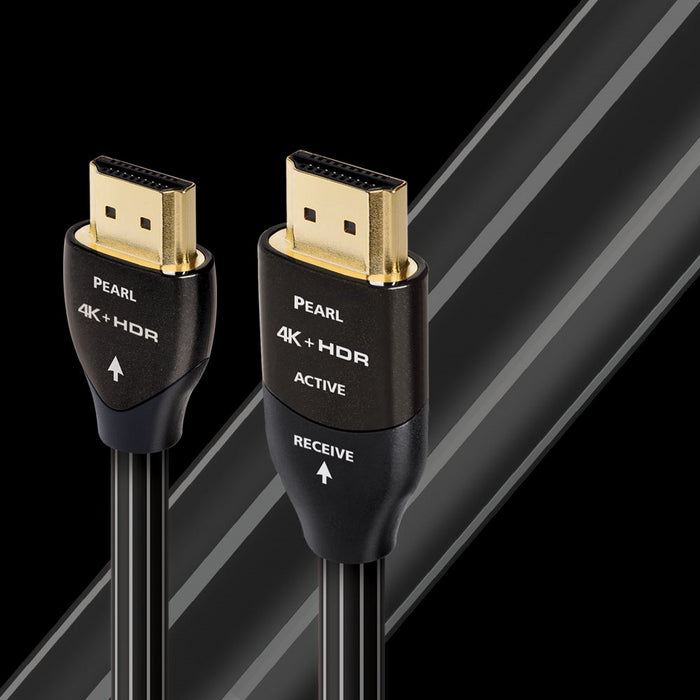 AUDIOQUEST Pearl 15M active HDMI cable. Long grain copper (LGC) Resolution - 18G