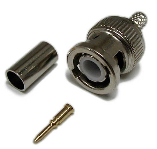 DYNAMIX BNC RG59/62 Crimp Connector. 3 piece