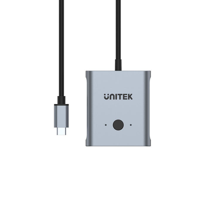 UNITEK USB-C Bi-directional Switch. Supports up to 4K@144Hz. Supports up to 10Gb