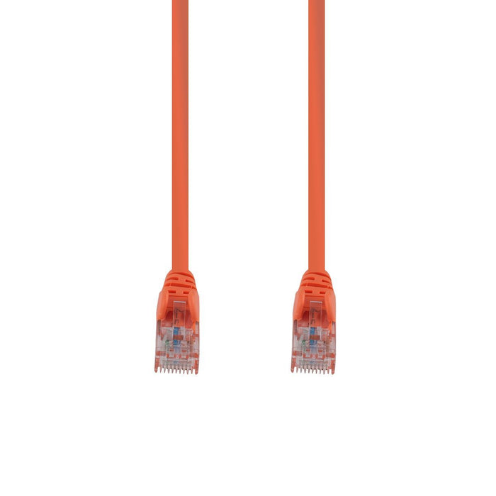 DYNAMIX 5m Cat6 Orange UTP Patch Lead (T568A Specification) 250MHz 24AWG Slimlin