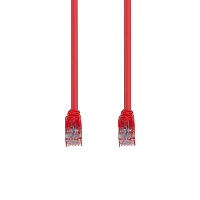 DYNAMIX 0.75m Cat6 Red UTP Patch Lead (T568A Specification) 250MHz 24AWG Slimlin