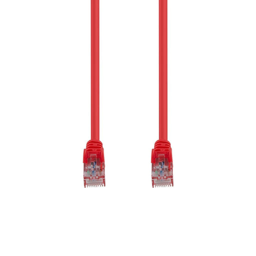 DYNAMIX 0.3m Cat6 Red UTP Patch Lead (T568A Specification) 250MHz 24AWG Slimline