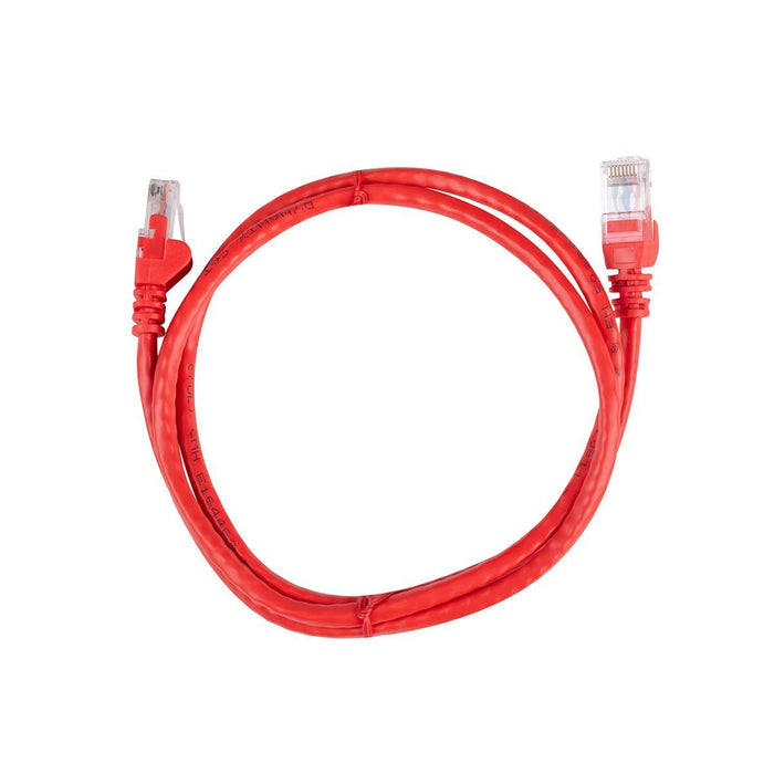 DYNAMIX 0.75m Cat6 Red UTP Patch Lead (T568A Specification) 250MHz 24AWG Slimlin