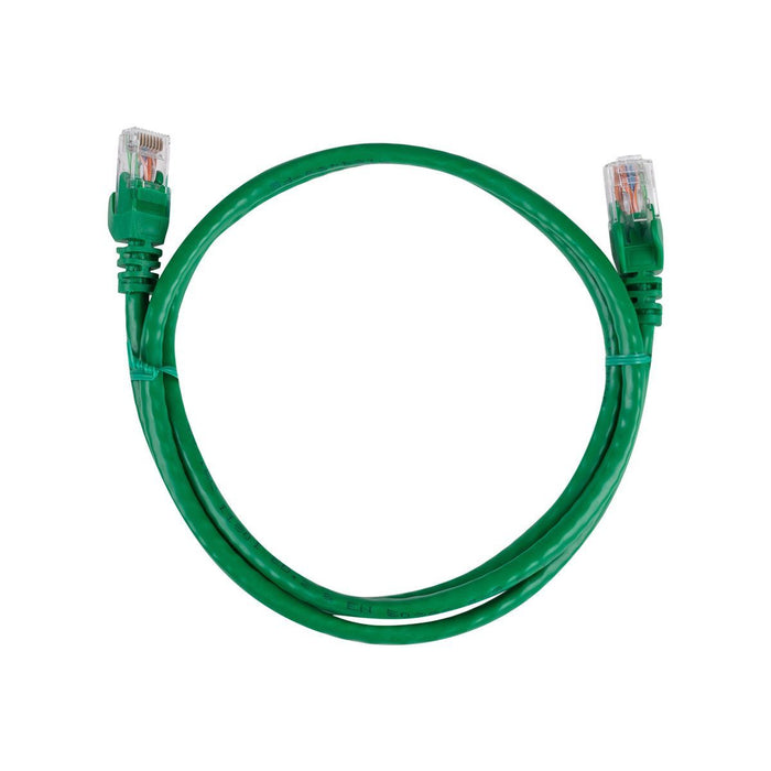 DYNAMIX 0.3m Cat6 Green UTP Patch Lead T568A Specification 250MHz 24AWG Slimline