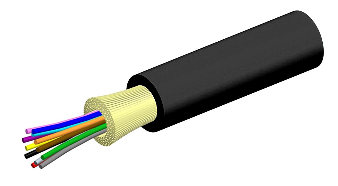 OM3 24 Core Multimode Tight Buffered Distribution Series Fibre Cable Roll