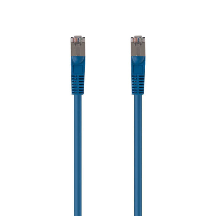 0.5m Cat6A S/FTP Blue Slimline Shielded 10G Patch Lead. 26AWG (Cat6 Augmented)