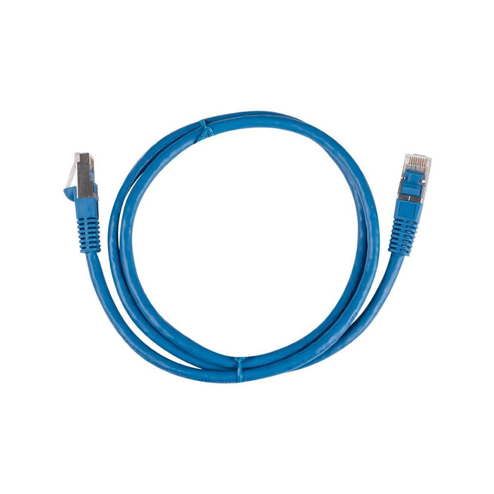 5m Cat6A S/FTP Blue Slimline Shielded 10G Patch Lead. 26AWG Cat6 Augmented