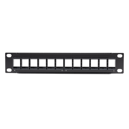 DYNAMIX 10'' 12 Port Unloaded Keystone Panel