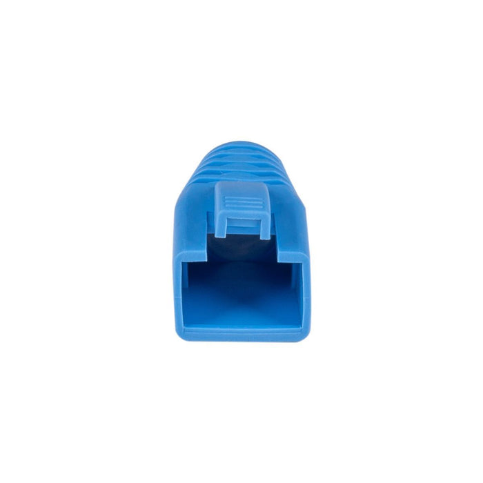 DYNAMIX Strain Relief Boot, OD: 7.5mm, Colour Blue. 20 Pack. Suited for Cat6A Sh