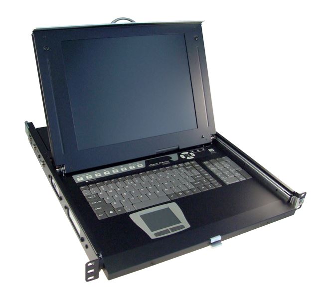 REXTRON All-in-1 Integrated LCD KVM Drawer. 8 Port, 19'''' Screen Size. 1x conso