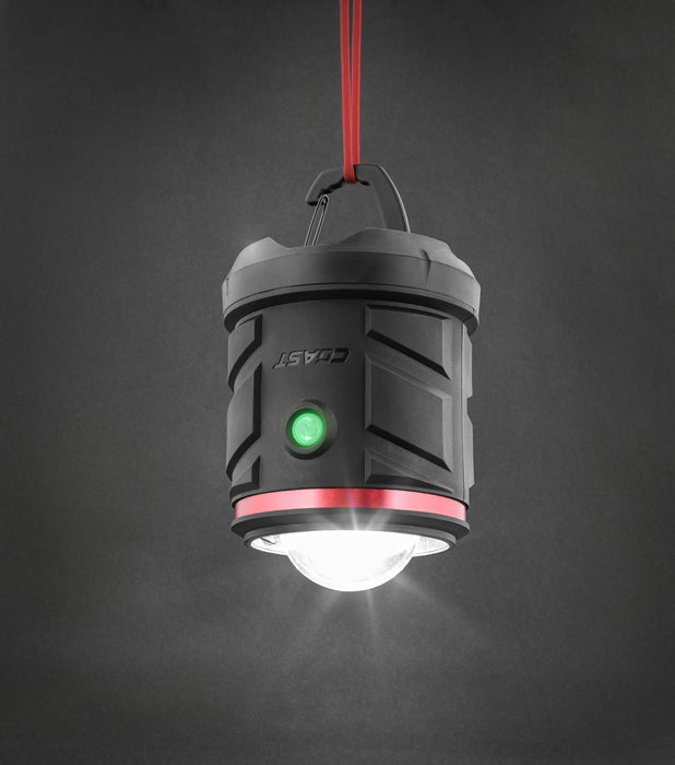 COAST LED Lantern with Dual-Colour White & Red Beam. 1250 Lumens. IP54 Water & D