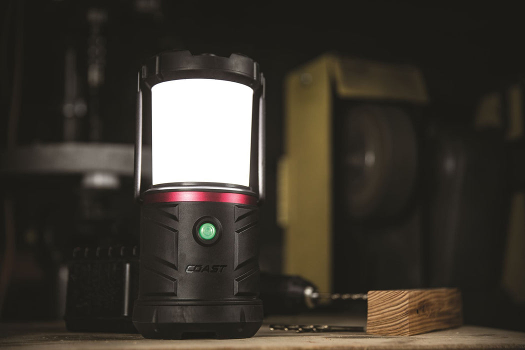 COAST LED Lantern with Dual-Colour White & Red Beam. 1250 Lumens. IP54 Water & D