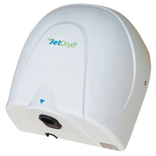 JETDRYER ECO 900W Hygienic Hand Dryer with Hands-Free Auto-Sensing. High-Speed A