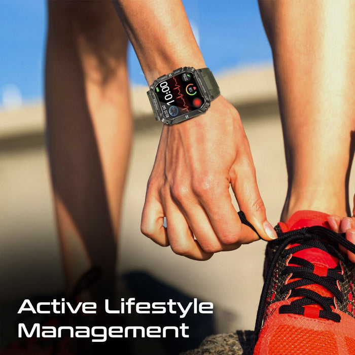 PROMATE IP67 Shock-Resist Smart Watch with Fitness Tracker & Bluetooth Calling.