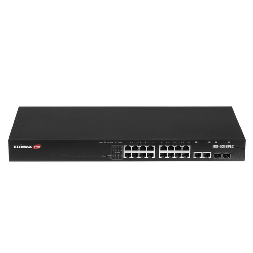 EDIMAX Industrial Surveillance VLAN 18-Port Gigabit PoE+ Web Smart Switch. 16 Gi