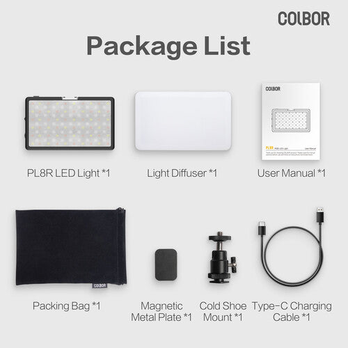 Colbor Pl8-R Rgb Led Pocket Light