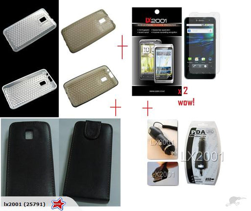 LG Optimus 2X P990 Case x2 SPs Charger