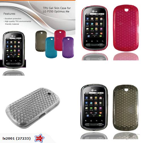 LG P350 Optimus Me Gel Case