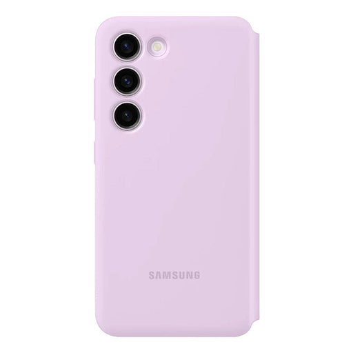 Samsung Galaxy S23 Clear View Wallet Case Lavender Pink