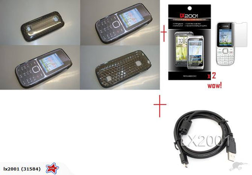 Nokia C2-01 Case + USB PC Cable + SP