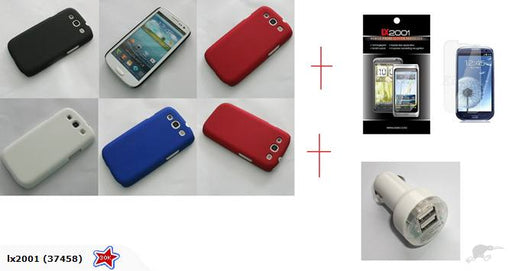 Samsung Galaxy S3 Hard Case DUAL Charger