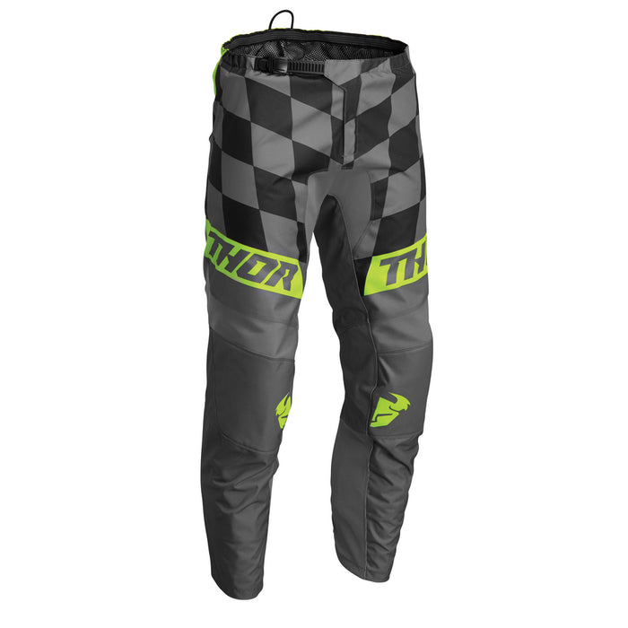 THOR MX PANT S22 SECTOR BIRDROCK GREY/ACID SIZE 32