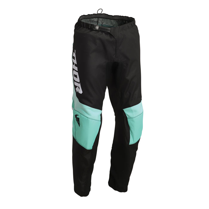 THOR MX PANT S22 SECTOR CHEVRON BLACK/MINT SIZE 28