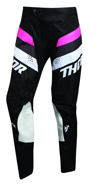 PANT THOR MX PULSE S21 RACER WOMENS BLACK PINK 11/12