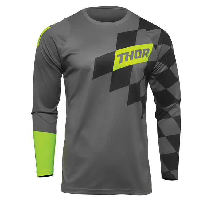 THOR MX JERSEY S22 SECTOR BIRDROCK GREY/ACID SMALL