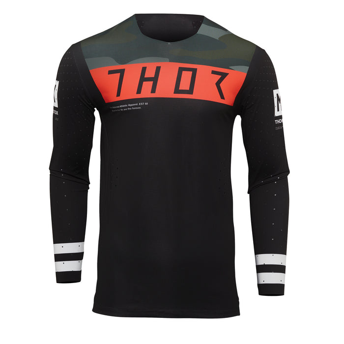 THOR MX JERSEY S22 PRIME STATUS BLACK/CAMO SIZE 2XL