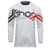 THOR MX JERSEY S22 PULSE CUBE LIGHT GREY/RED ORANGE SIZE LARGE