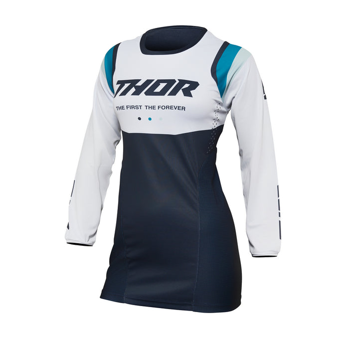 THOR MX JERSEY S22 PULSE WOMEN REV MIDNIGHT/WHITE SIZE LARGE