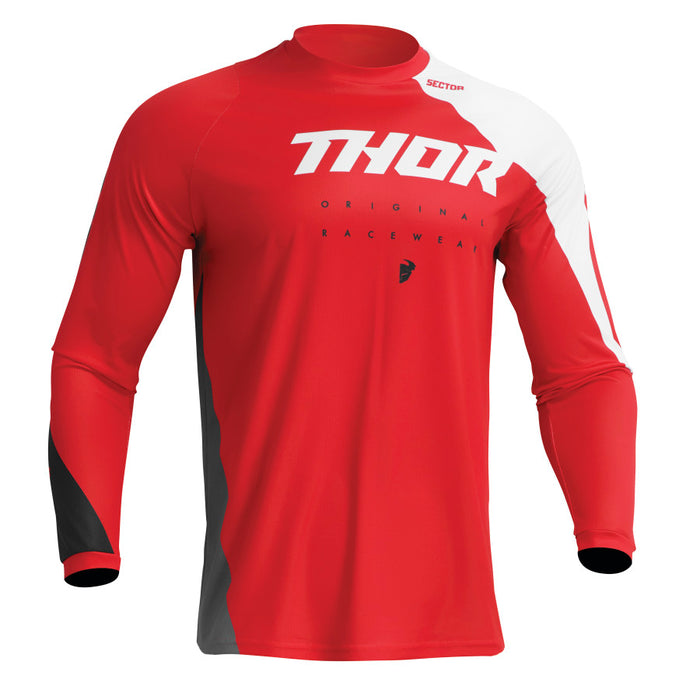 Jersey S23 Thor Mx Sector Edge Red/White Xs