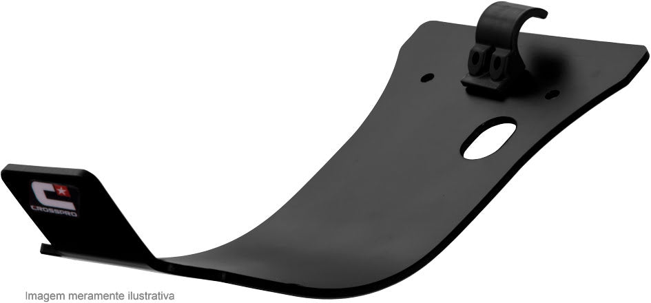 *GLIDE PLATE CROSSPRO DTC PLASTIC KX250F 10-15 BLACK