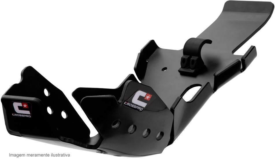 skid plate crosspro dtc with linkage protection plastic yamaha wr450f 16-18