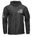 JACKET THOR MX WINDBREAKER RISING BLACK MEDIUM