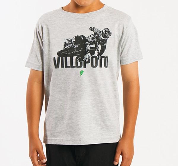 TEE TODDLER  VILLOPOTO HEATHER GREY 2T