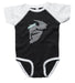 SUPERMINI THOR MX ONESIE INFANT HEAD CHECKED BLACK WHITE 6-12 MONTHS