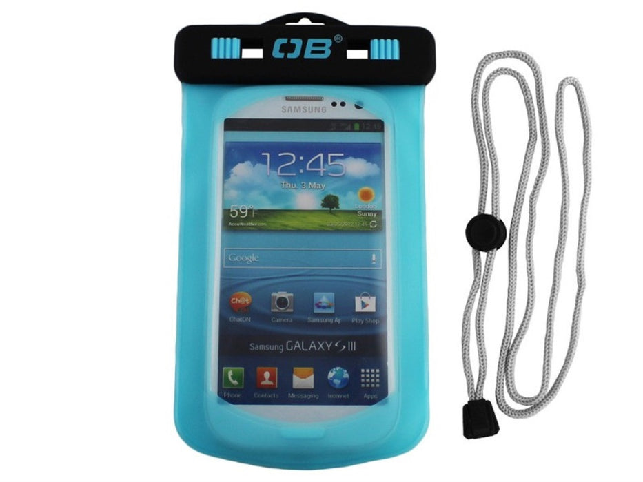 Overboard Small Waterproof Phone Case (aqua blue)