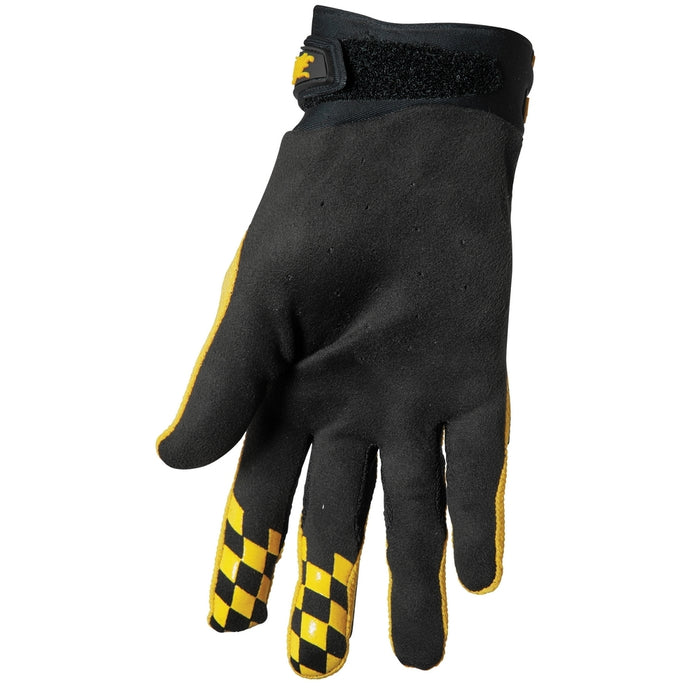 Glove S23 Thor Mx Hallman Digit Black/Yellow Large