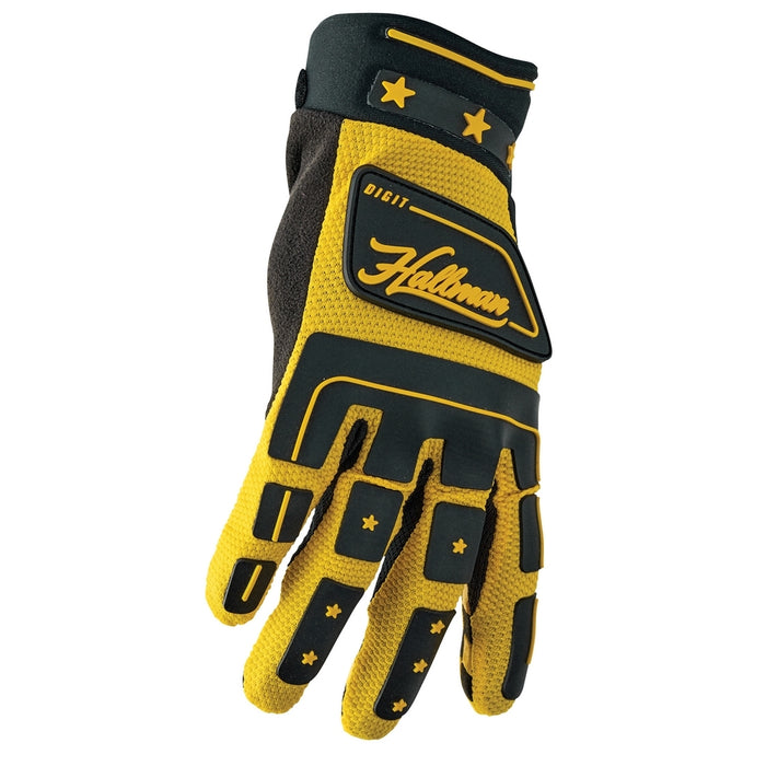 Glove S23 Thor Mx Hallman Digit Black/Yellow Large