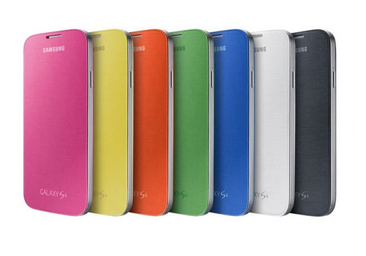 Brand New Original Genuine Samsung Flip Cover for your Galaxy S4 i9500 GT-I9500 + 16GB MicroSD Card