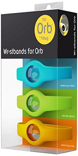 FITBUG Orb Activity Sleep Tracker Wristbands - 3PK