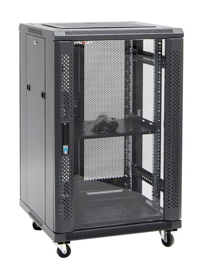 DYNAMIX 18RU Server Cabinet 600mm Deep (600 x 600 x1008mm). Incl. 1x Fixed Shelf