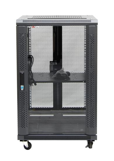 DYNAMIX 18RU Server Cabinet 700mm Deep (600 x 700 x 1008mm). Incl. 1x Fixed Shel