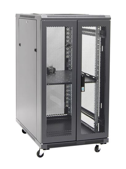 DYNAMIX 22RU Server Cabinet 1000mm Deep (600 x 1000 x 1190mm). Incl. 1 x Fixed S