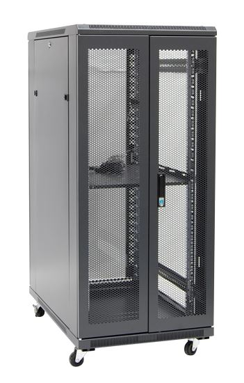 DYNAMIX 27RU Server Cabinet 900mm Deep (600 x 900 x 1410mm) Includes 1x Fixed Sh